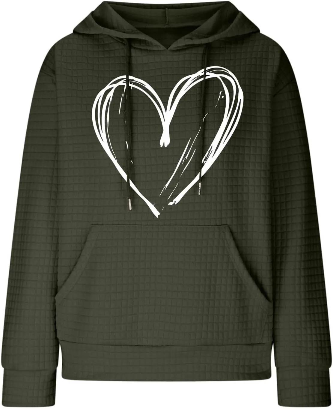 Women's Printed Oversized Hoodies,2024 Casual Crew Neck Long Sleeve Sweatshirts,Pullover Tunic Cute Winter