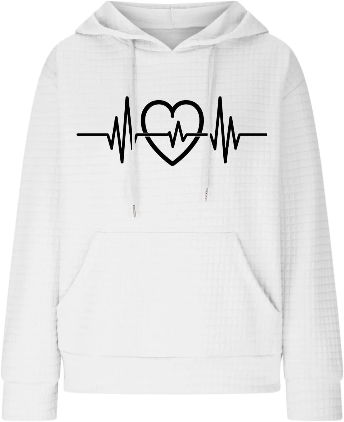 Women's Printed Oversized Hoodies,Casual Crew Neck Long Sleeve Sweatshirts Pullover Teen Girls Cute Tops
