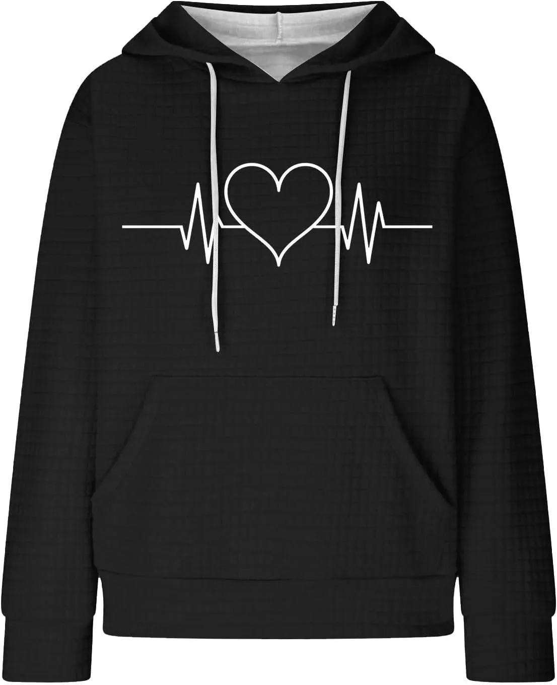 Women's Printed Oversized Hoodies,Casual Crew Neck Long Sleeve Sweatshirts Pullover Teen Girls Cute Tops