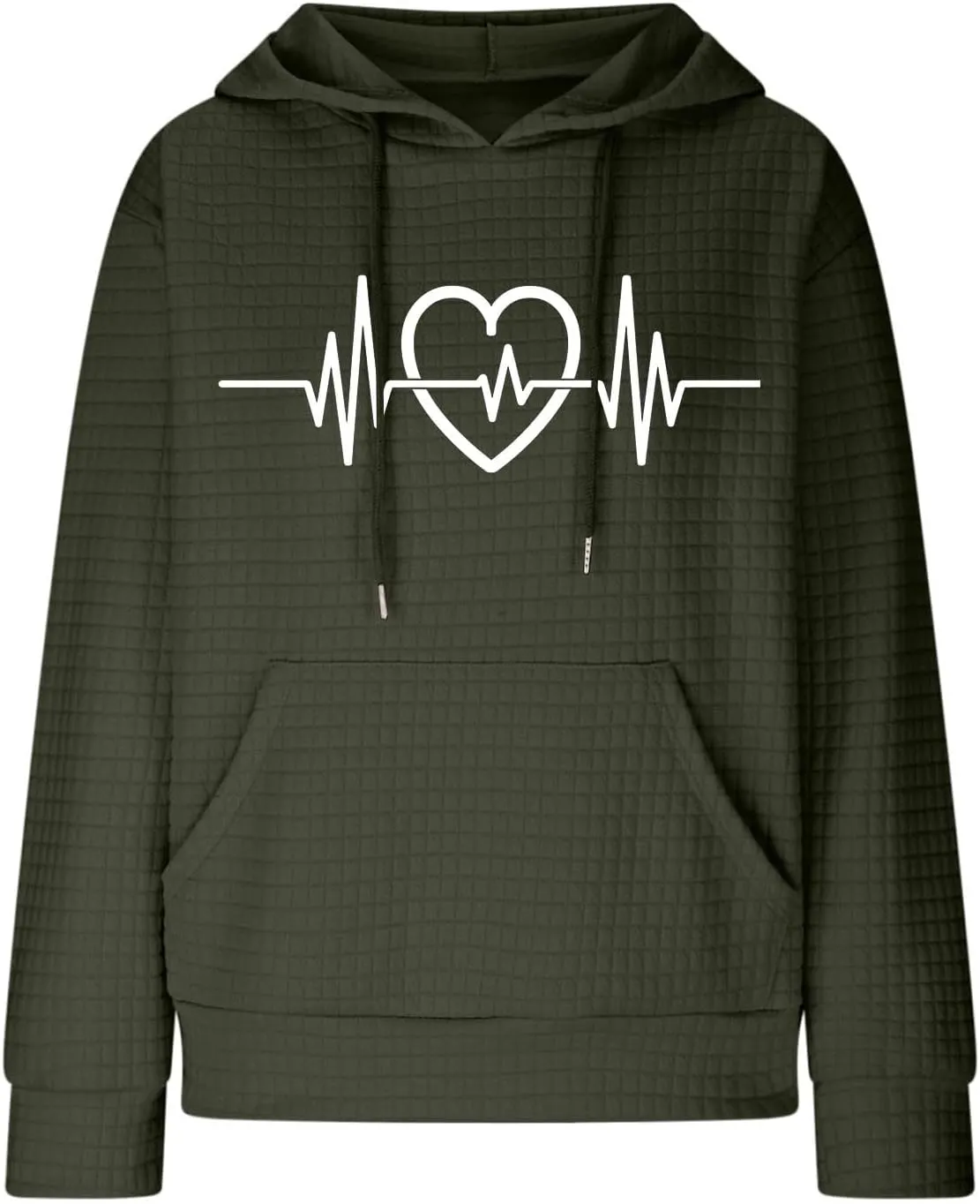 Women's Printed Oversized Hoodies,Casual Crew Neck Long Sleeve Sweatshirts Pullover Teen Girls Cute Tops