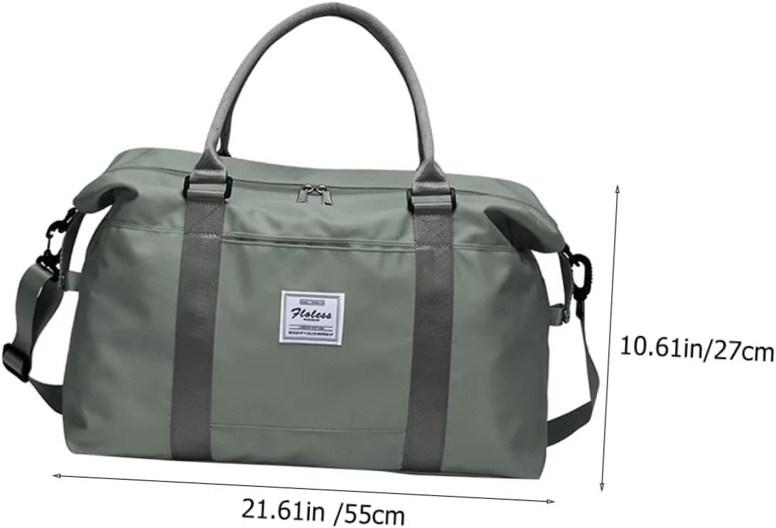 Women's Sports Bag Waterproof Duffel Bag Large Travel Overnight Fitness