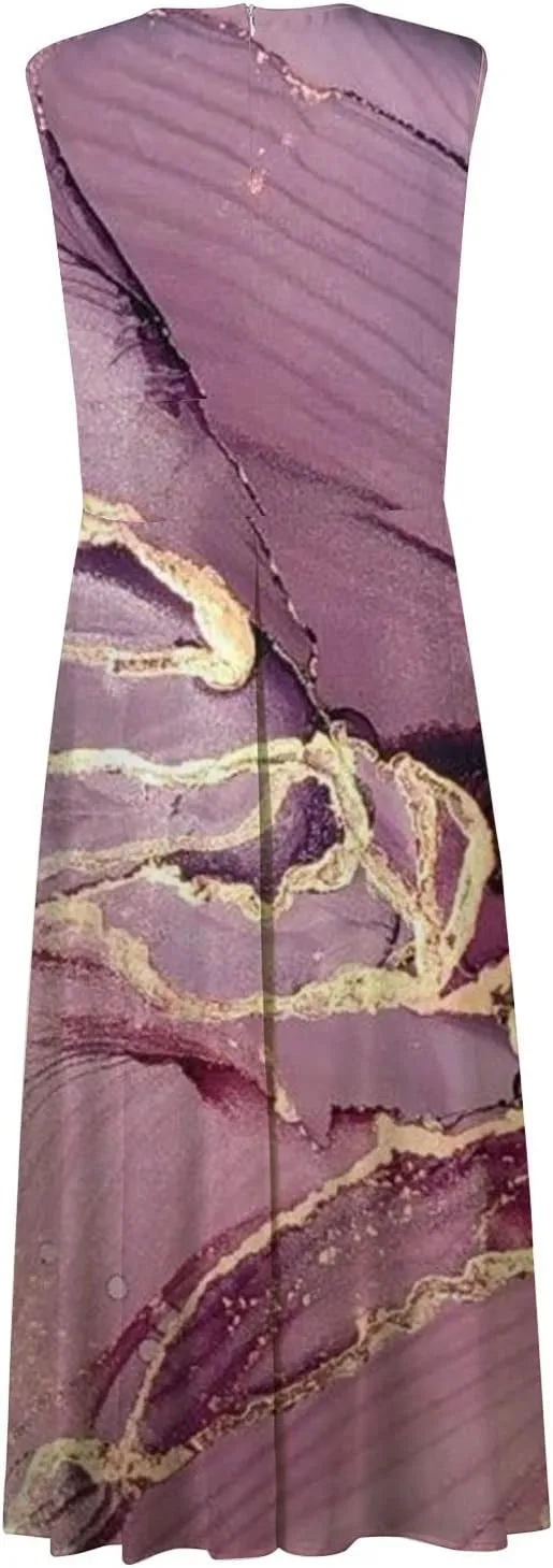 Wrap Dresses for Women 2023 Trendy Sexy V Neck Slim Cold Shoulder Sleeve Maxi Floor Length Watercolor Print Casual Dresses